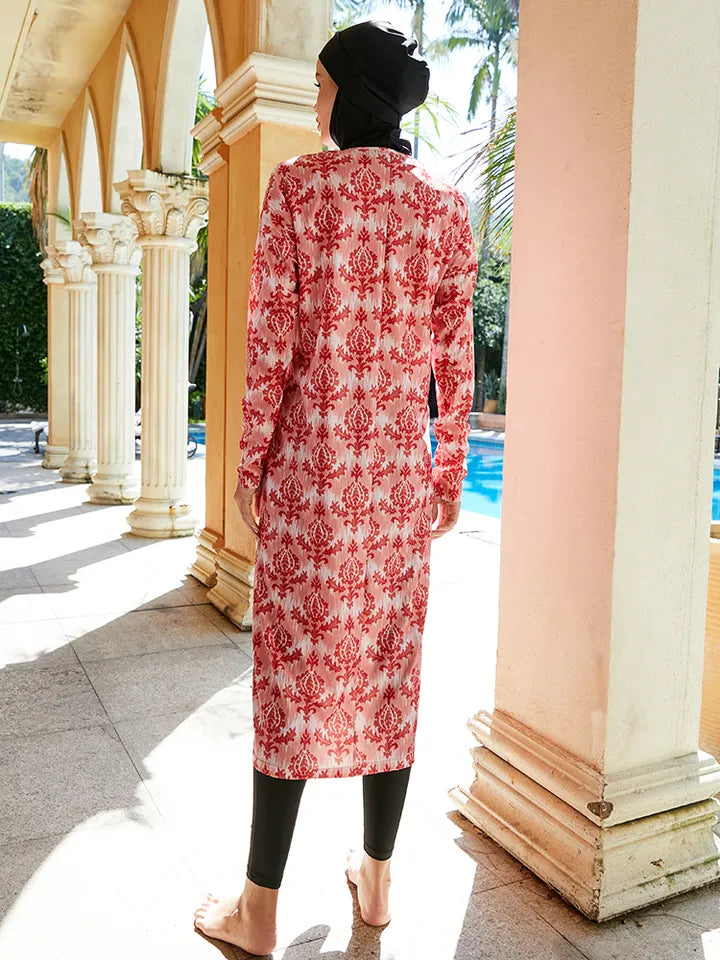 Red Burkini 3 Piece Set